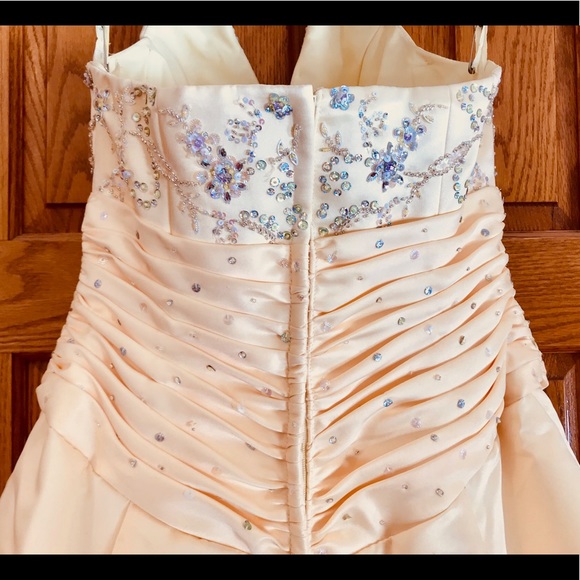 Mori Lee Yellow Belle-like Prom Dress - Picture 7 of 8